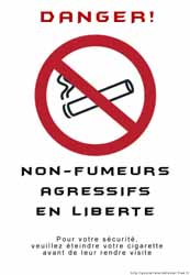 affiche interdiction de fumer
